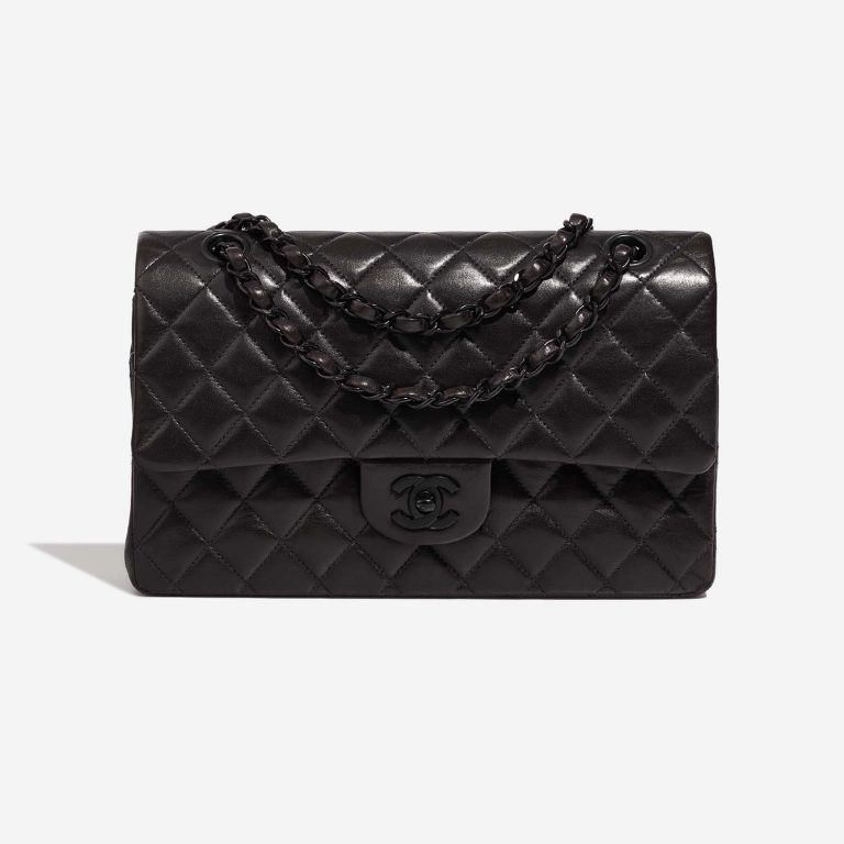 Chanel Timeless Medium Black Front  | Sell your designer bag on Saclab.com