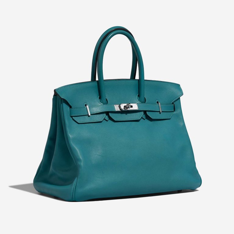 Hermès Birkin 35 BleuPaon Side Front  | Sell your designer bag on Saclab.com