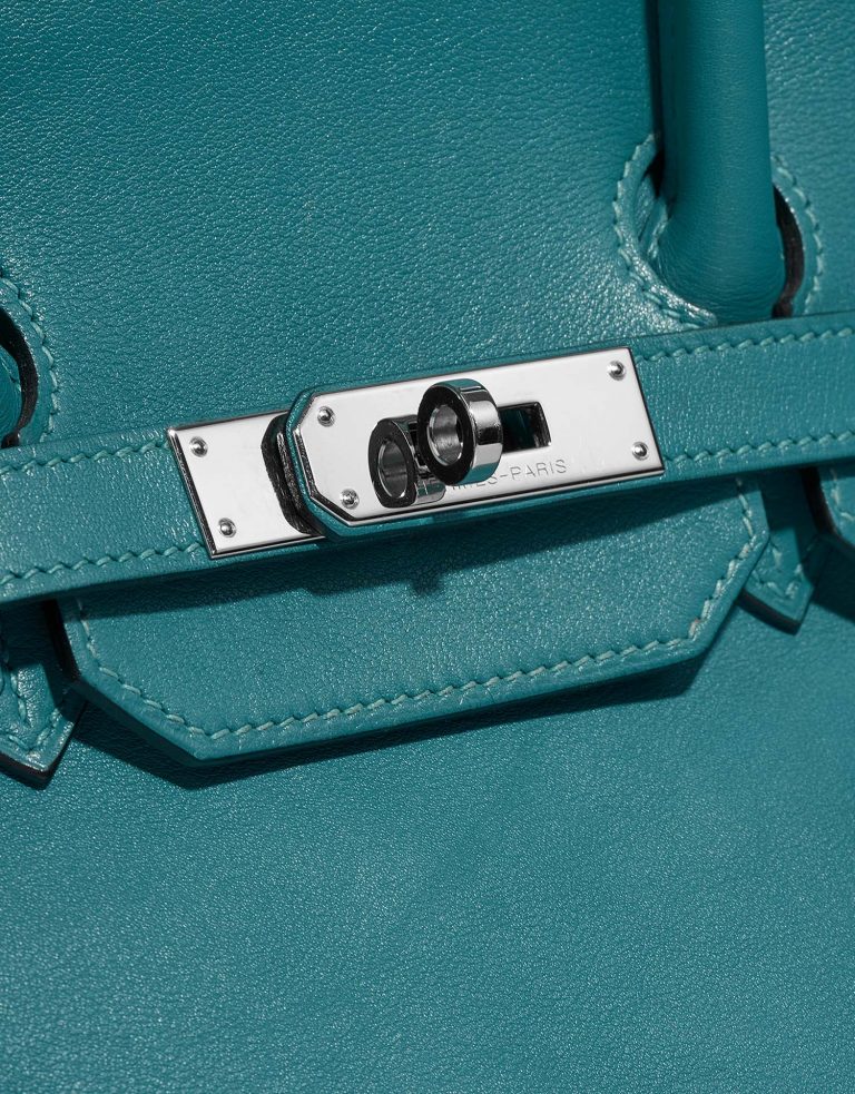 Hermès Birkin 35 BleuPaon Closing System  | Sell your designer bag on Saclab.com
