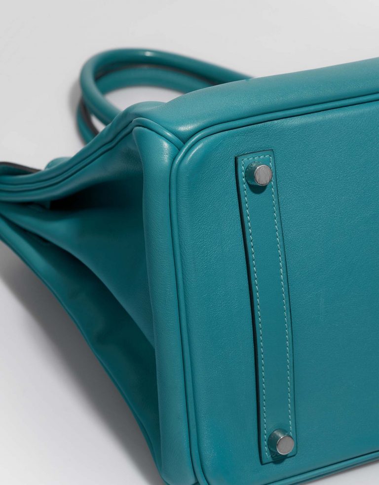 Hermès Birkin 35 BleuPaon signs of wear| Sell your designer bag on Saclab.com