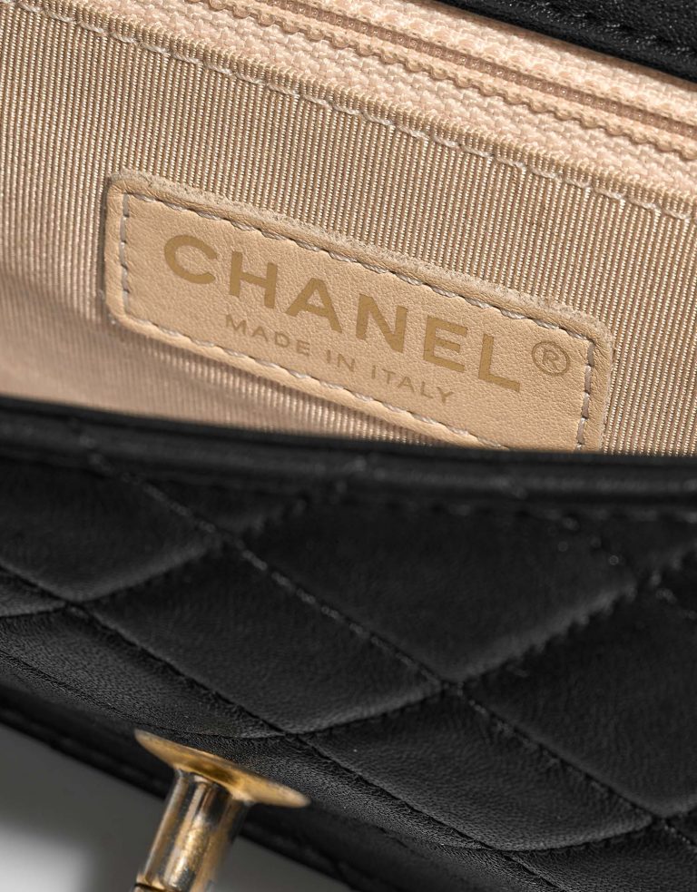 Chanel Timeless Small Black Logo  | Sell your designer bag on Saclab.com
