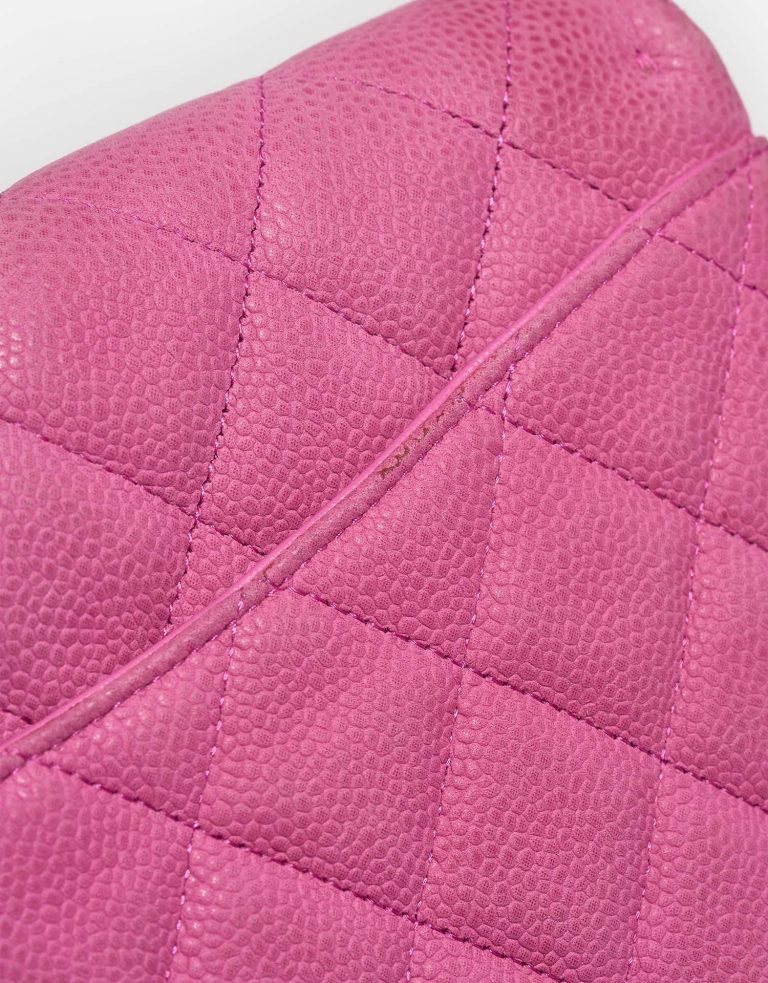 Chanel Timeless Medium Pink signs of wear| Sell your designer bag on Saclab.com