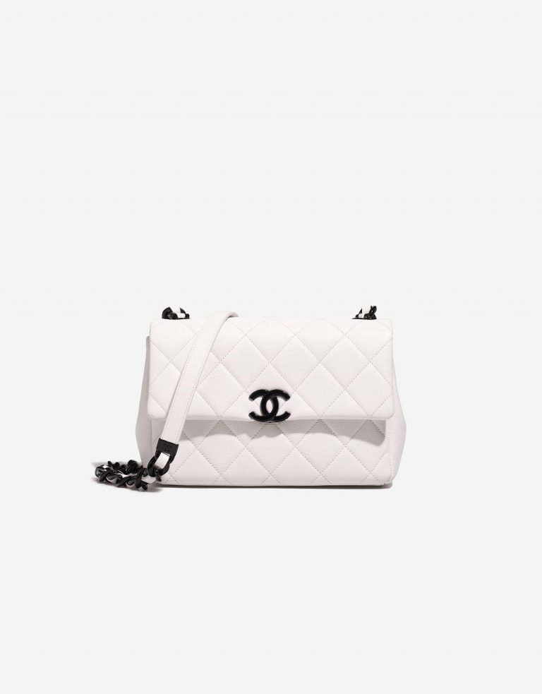 Chanel Timeless Medium White Front  | Sell your designer bag on Saclab.com