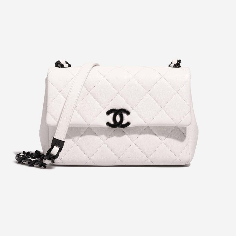 Chanel Timeless Medium White Front  | Sell your designer bag on Saclab.com