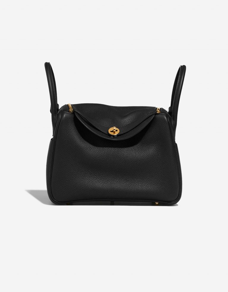 Hermès Lindy 30 Black Front  | Sell your designer bag on Saclab.com
