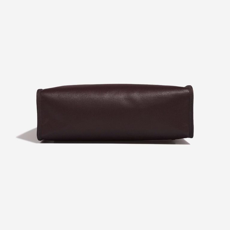 Hermès Herbag 31 cassis-ecru-noir-rougesellier Bottom  | Sell your designer bag on Saclab.com