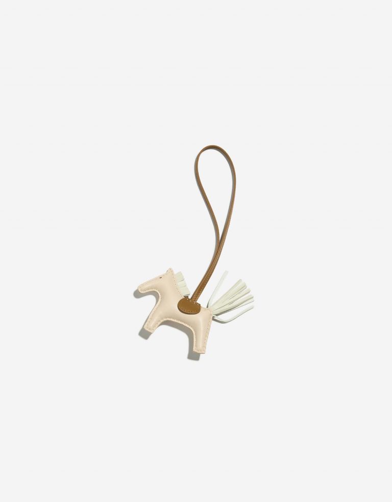 Hermès Rodeo PM Craie-VertFizz-Kraft Front  | Sell your designer bag on Saclab.com