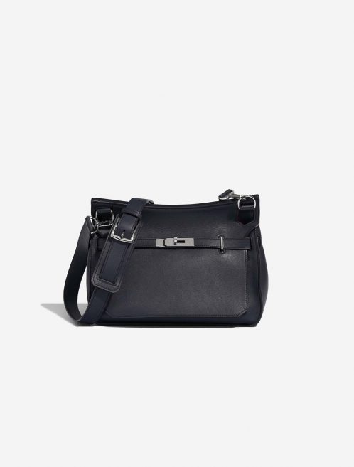 Hermès Jypsiere 28 BleuMarine-RosePourpre Front  | Sell your designer bag on Saclab.com