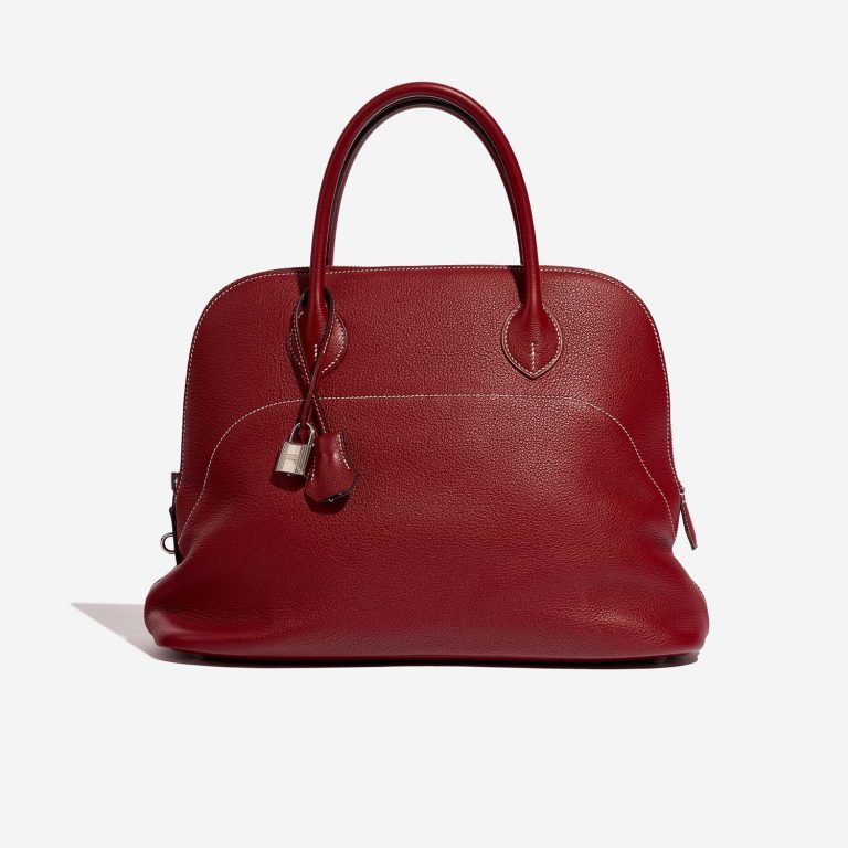 Hermès Bolide 35 RougeGrenat Front  | Sell your designer bag on Saclab.com