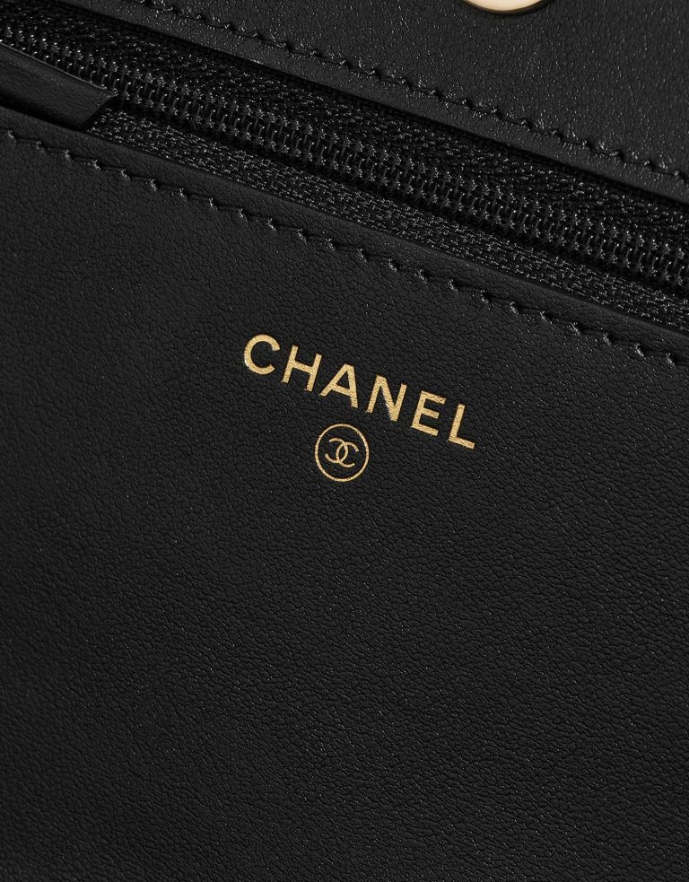 Chanel Timeless WalletOnchain Black-White Logo  | Sell your designer bag on Saclab.com