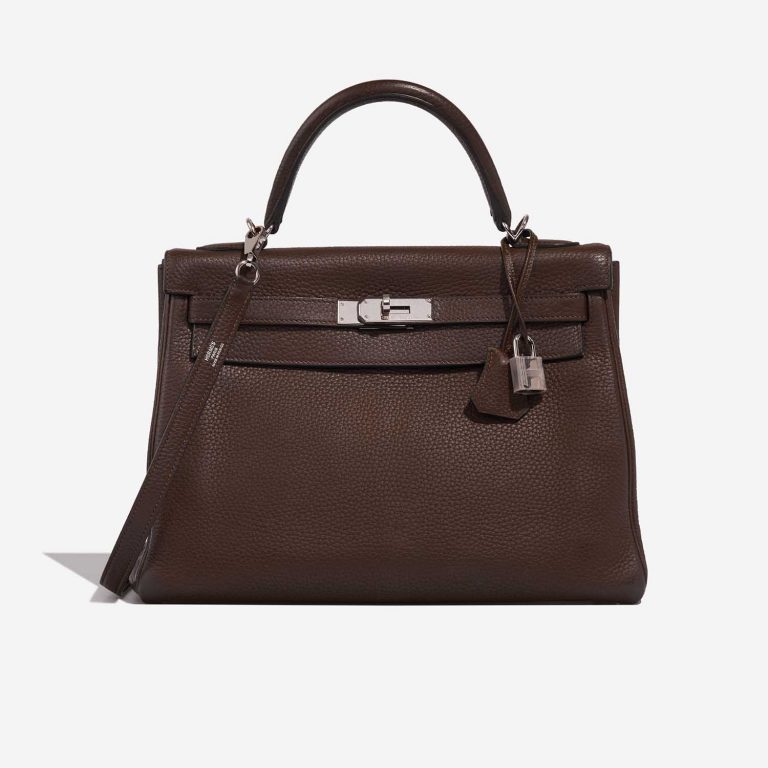 Hermès Kelly 32 Cacao Front  | Sell your designer bag on Saclab.com