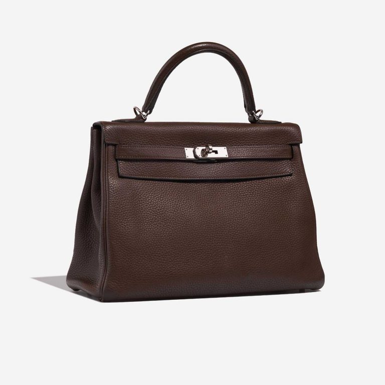Hermès Kelly 32 Cacao Side Front  | Sell your designer bag on Saclab.com