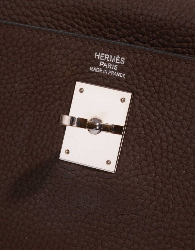Hermès Kelly 32 Cacao Logo  | Sell your designer bag on Saclab.com