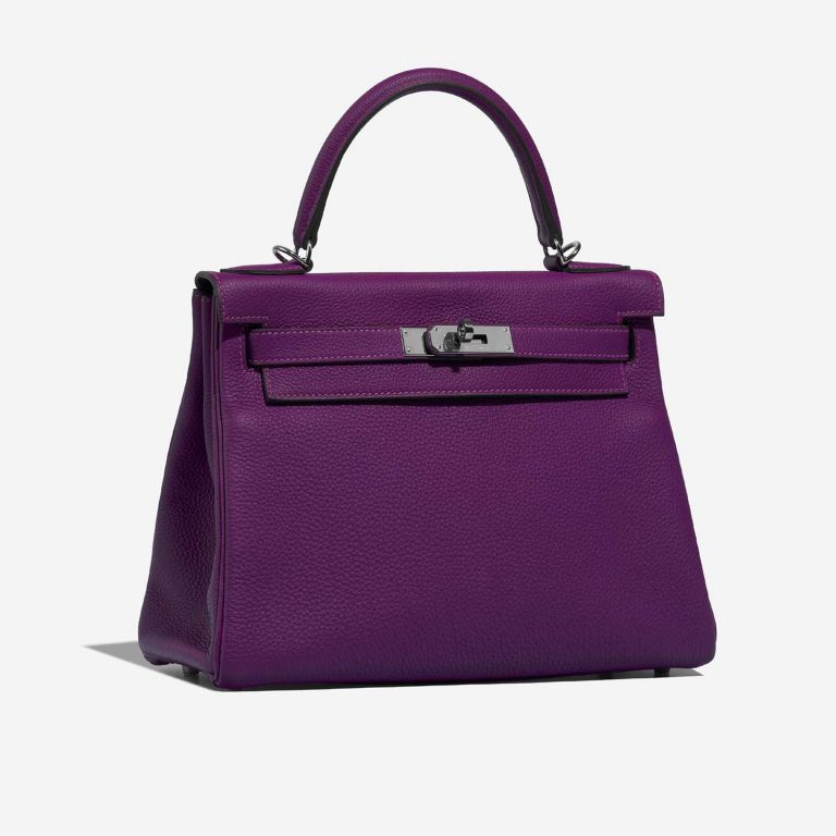 Hermès Kelly 28 Anemone Side Front  | Sell your designer bag on Saclab.com