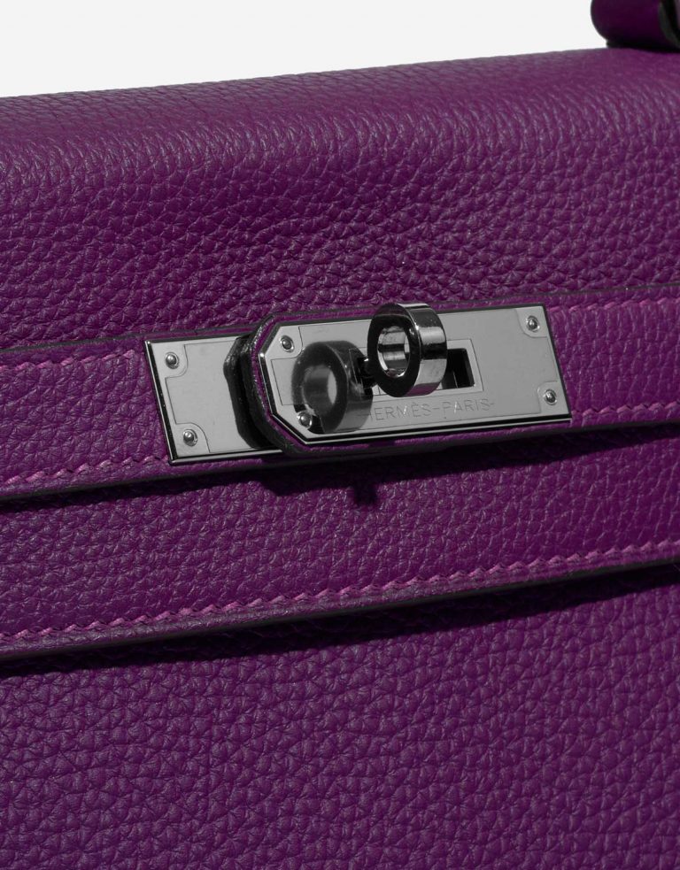 Hermès Kelly 28 Anemone Closing System  | Sell your designer bag on Saclab.com