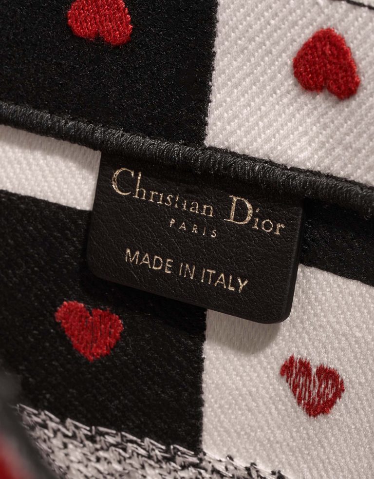 Dior BookTote Small Black-White-Red Logo  | Sell your designer bag on Saclab.com