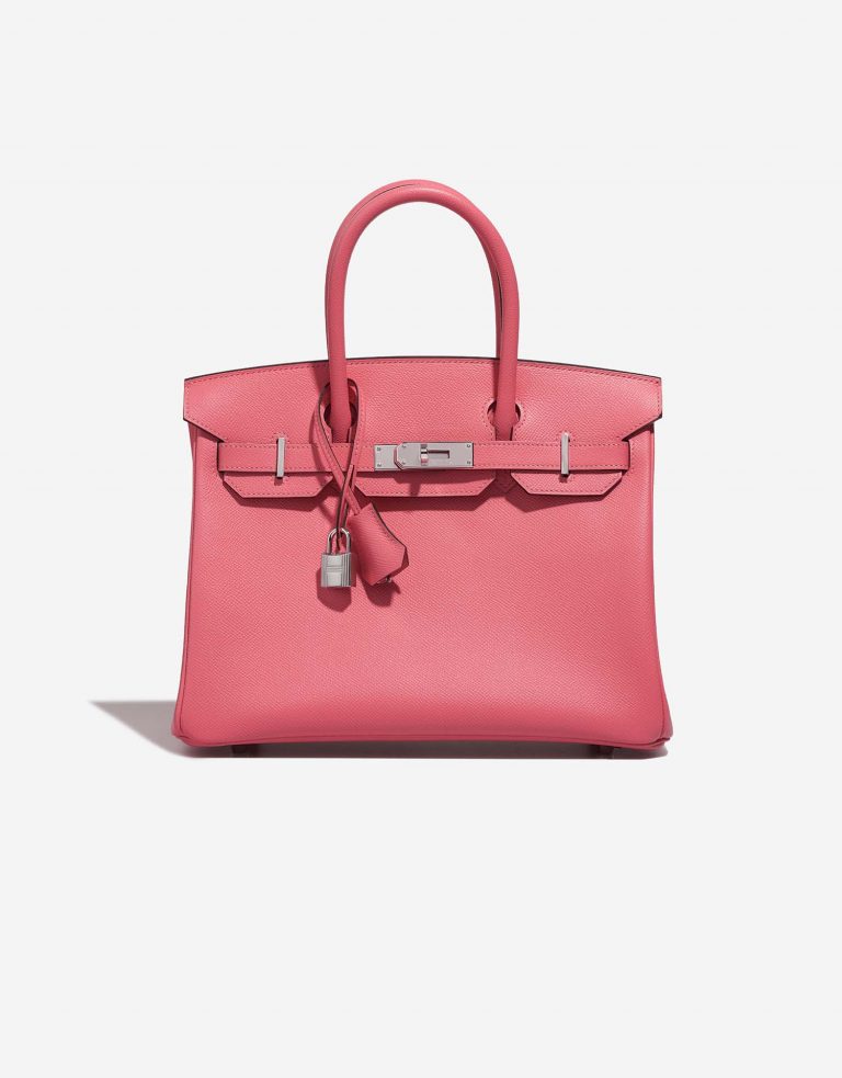 Hermès Birkin 30 RoseAzalee Front  | Sell your designer bag on Saclab.com