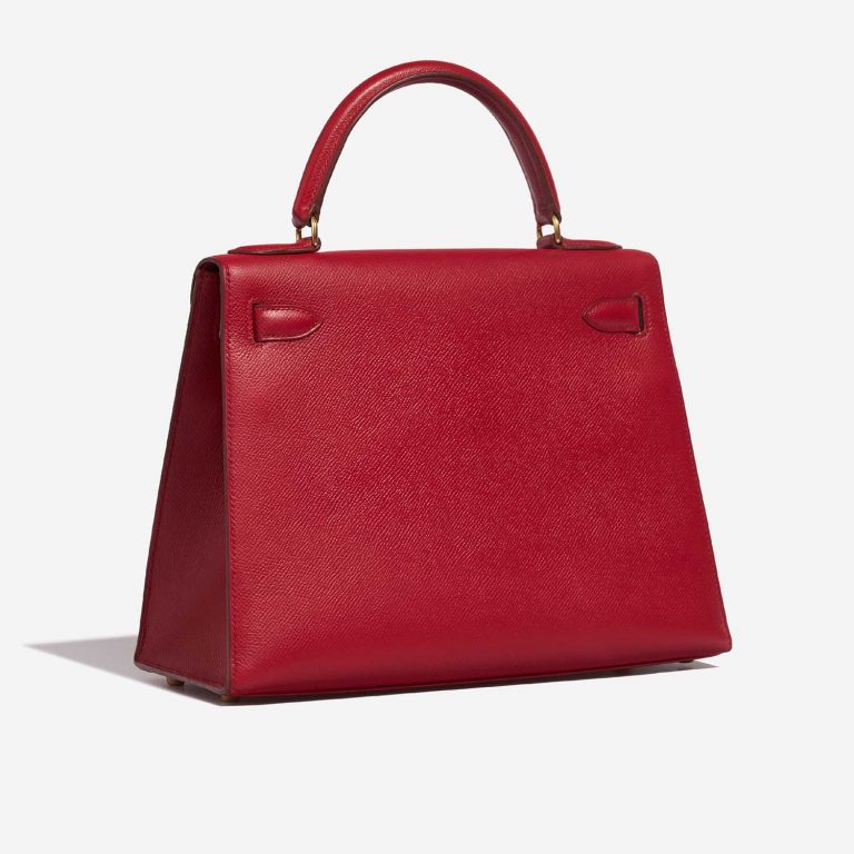 Hermès Kelly 28 RougeVif 7SB S | Sell your designer bag on Saclab.com