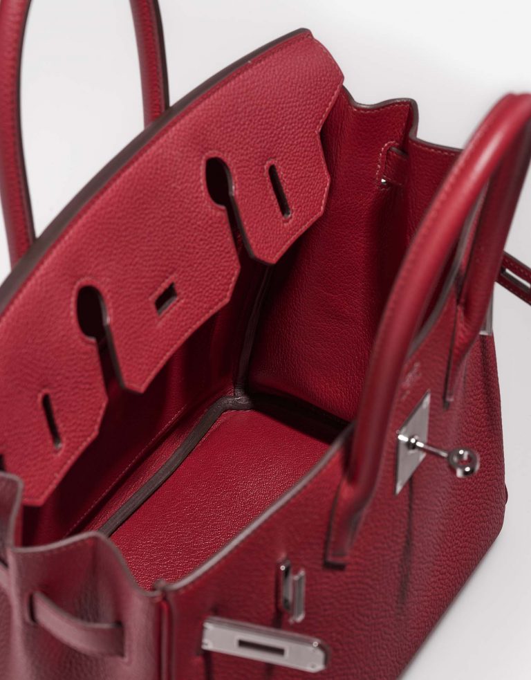 Hermès Birkin 30 Rubis Inside  | Sell your designer bag on Saclab.com