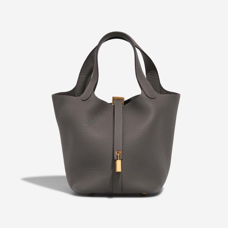 Hermès Picotin 18 GrisMeyer Front  | Sell your designer bag on Saclab.com