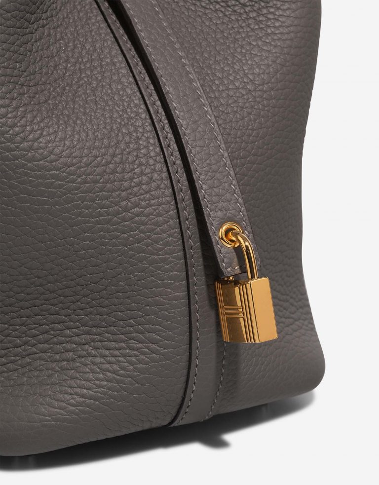 Hermès Picotin 18 GrisMeyer Closing System  | Sell your designer bag on Saclab.com