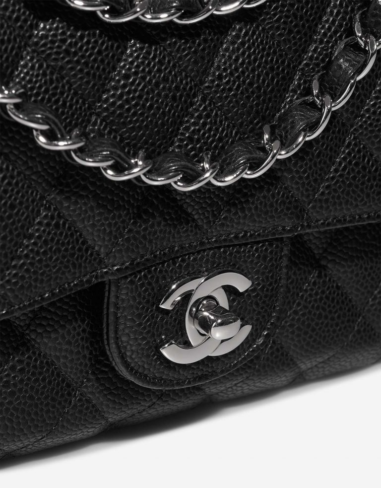 Chanel Timeless Medium Black Closing System  | Sell your designer bag on Saclab.com