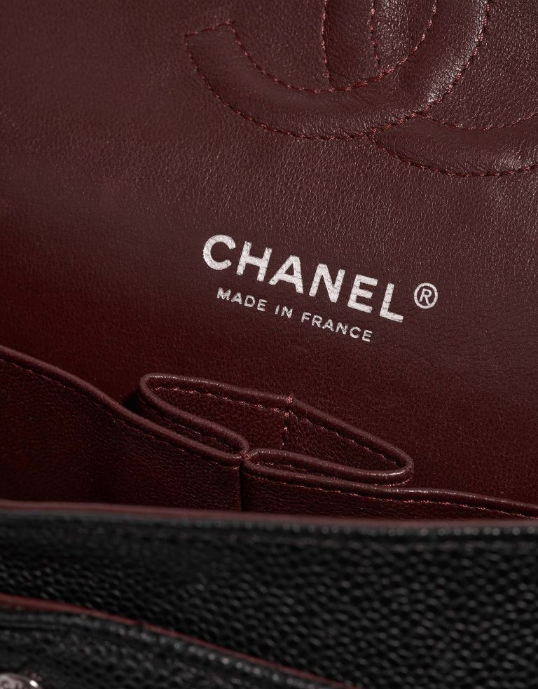 Chanel Timeless Medium Black Logo  | Sell your designer bag on Saclab.com