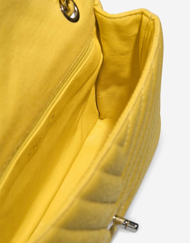 Chanel Timeless Medium Fabric Yellow Inside | Sell your designer bag