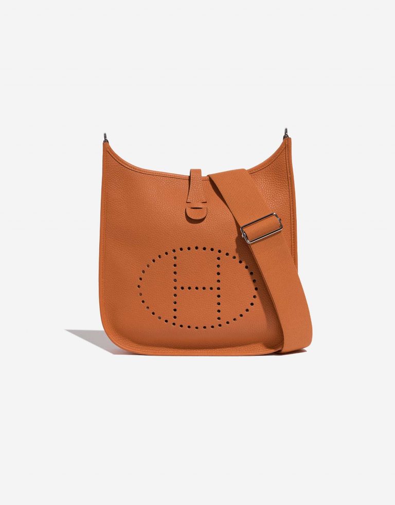 Hermès Evelyne 29 Orange Front  | Sell your designer bag on Saclab.com