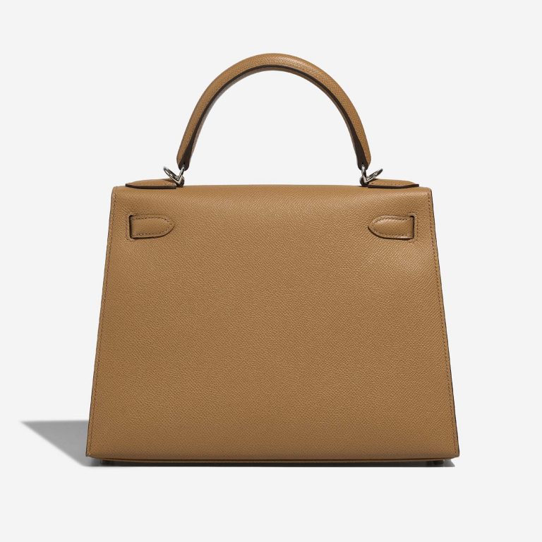 Hermès Kelly 28 Biscuit-MauveSylvestre Back  | Sell your designer bag on Saclab.com