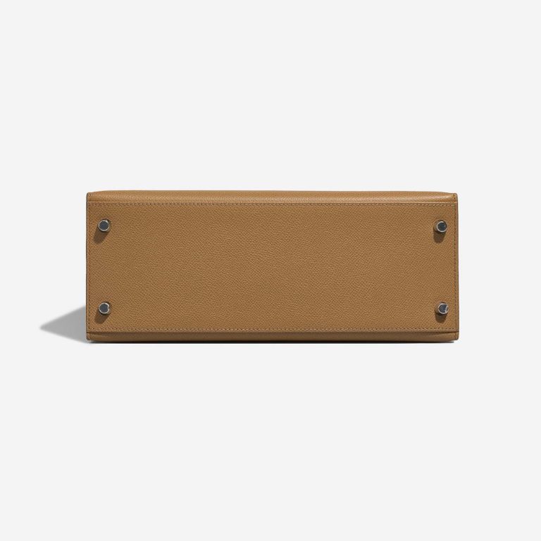 Hermès Kelly 28 Biscuit-MauveSylvestre Bottom  | Sell your designer bag on Saclab.com