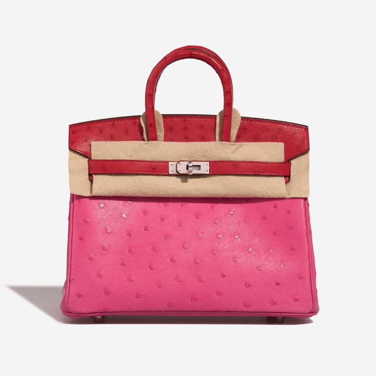 Hermès Birkin 25 RoseTyrien-RougeVif 4FV S | Sell your designer bag on Saclab.com