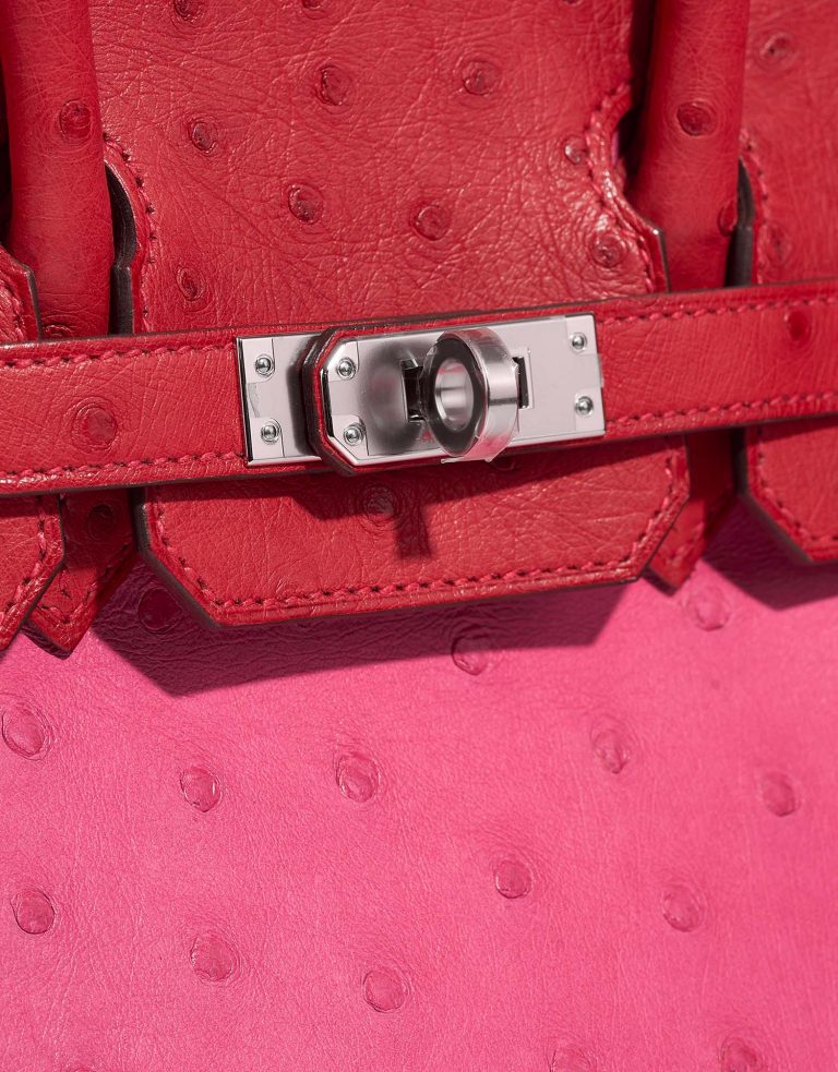 Hermès Birkin 25 RoseTyrien-RougeVif Closing System  | Sell your designer bag on Saclab.com