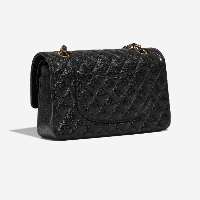 Chanel Timeless Medium Black Side Back | Sell your designer bag on Saclab.com