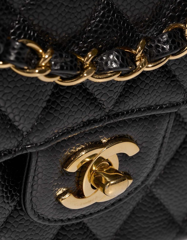 Chanel Timeless Medium Black Closing System  | Sell your designer bag on Saclab.com