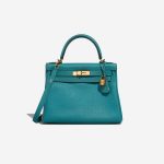 Hermès Kelly 28 BleuPaon Front  | Sell your designer bag on Saclab.com