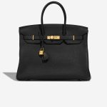 Hermès Birkin 35 Black Front  | Sell your designer bag on Saclab.com
