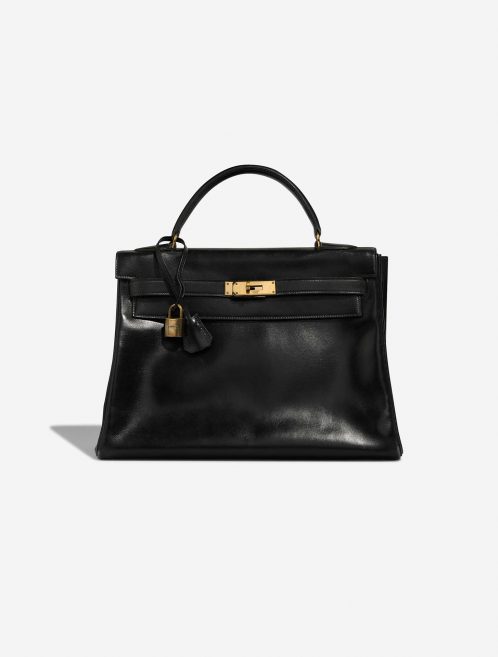 Hermès Kelly 32 Black Front  | Sell your designer bag on Saclab.com