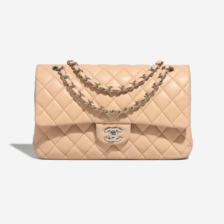 Chanel Timeless Medium Beige Front  S | Sell your designer bag on Saclab.com