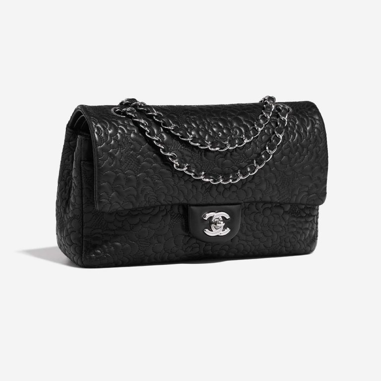 Chanel Timeless Medium Black Side Front  | Sell your designer bag on Saclab.com