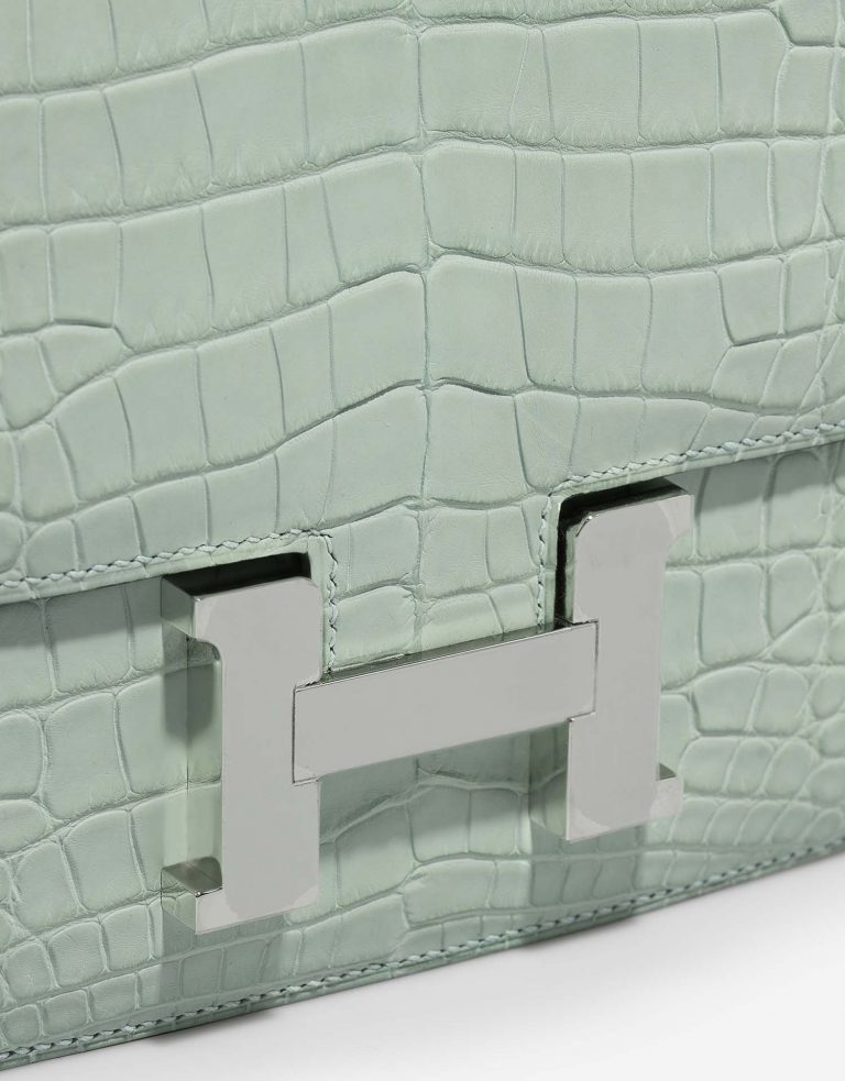 Hermès Constance 18 VertD'Eeau Closing System  | Sell your designer bag on Saclab.com