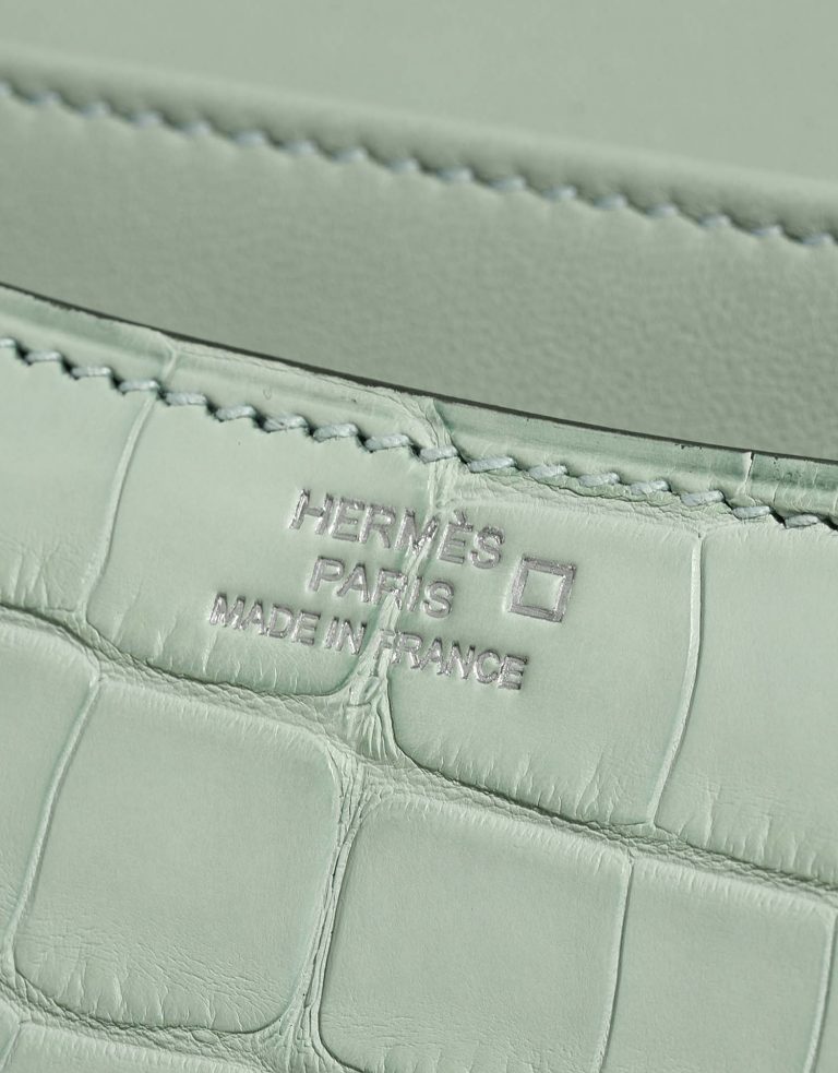 Hermès Constance 18 VertD'Eeau Logo  | Sell your designer bag on Saclab.com