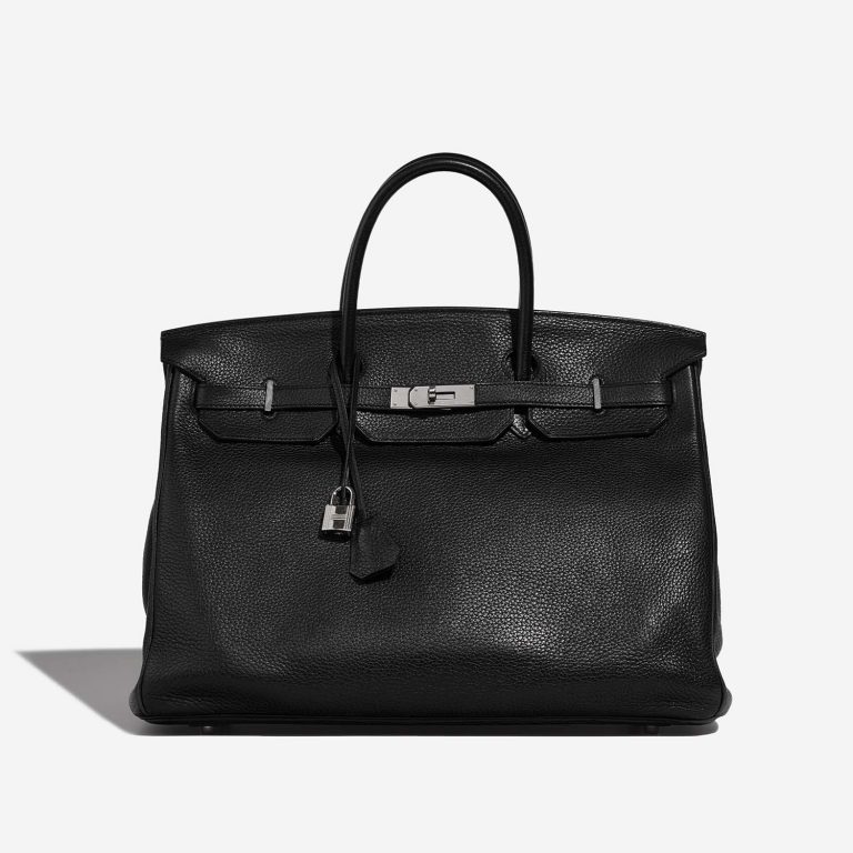 Hermès Birkin 40 Black Front  S | Sell your designer bag on Saclab.com