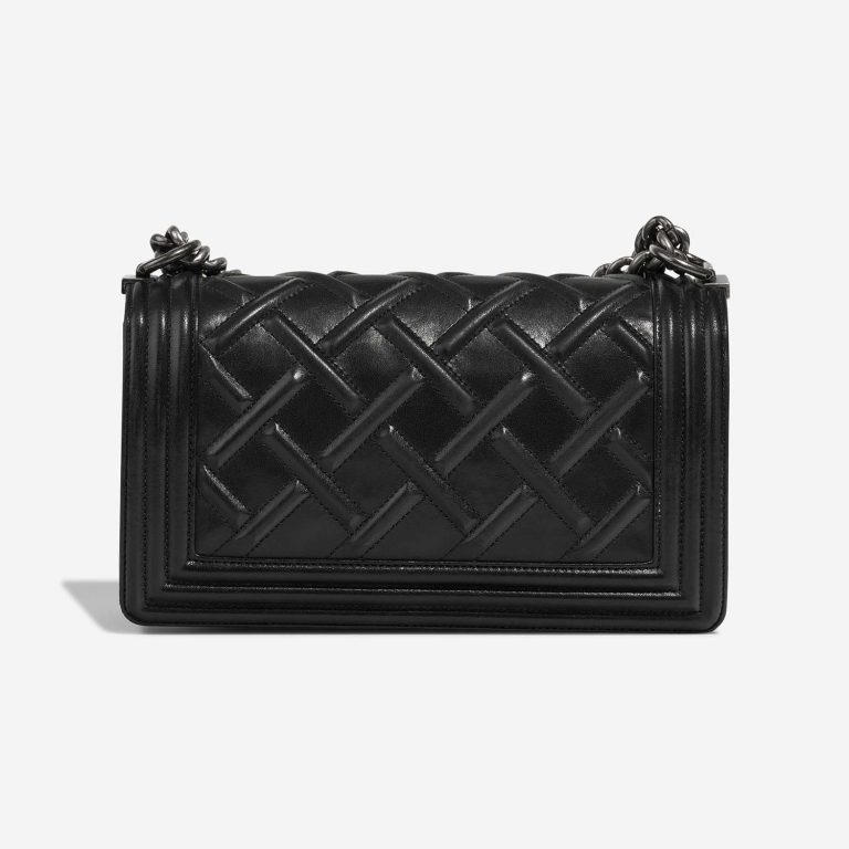 Chanel Boy OldMedium Black Back  | Sell your designer bag on Saclab.com