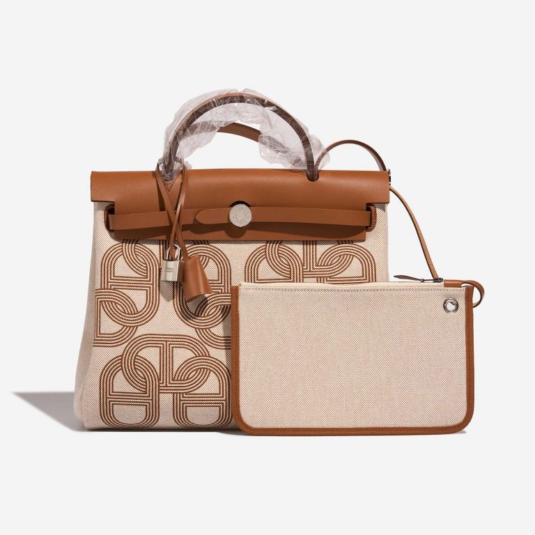 Hermès Herbag 31 fauve Front  S | Sell your designer bag on Saclab.com