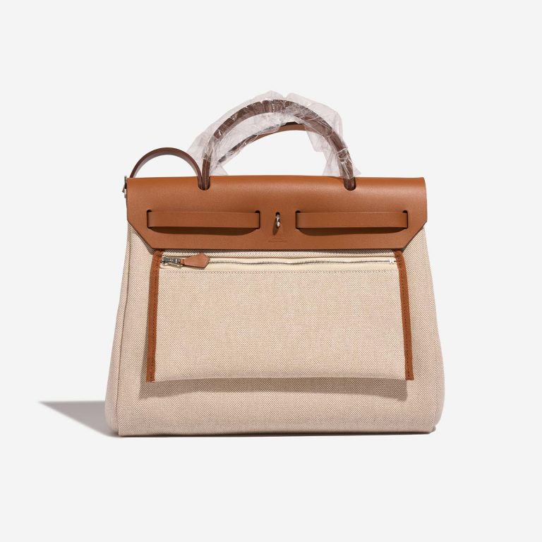 Hermès Herbag 31 fauve Back  | Sell your designer bag on Saclab.com