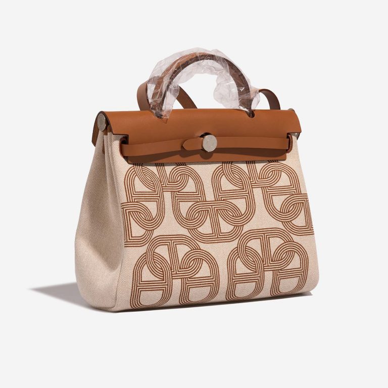 Hermès Herbag 31 fauve Side Front  | Sell your designer bag on Saclab.com