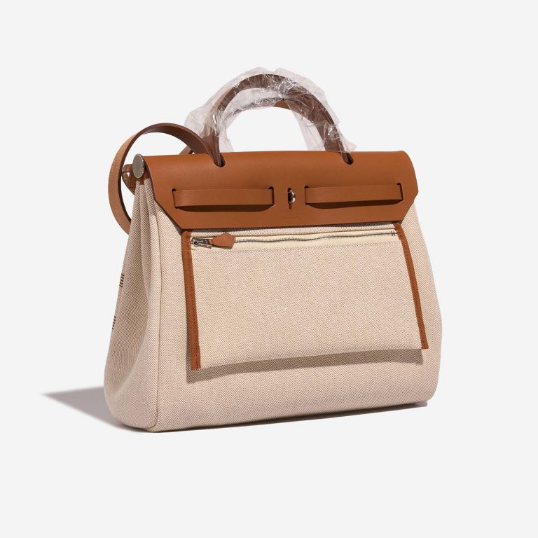 Hermès Herbag 31 fauve Side Back | Sell your designer bag on Saclab.com