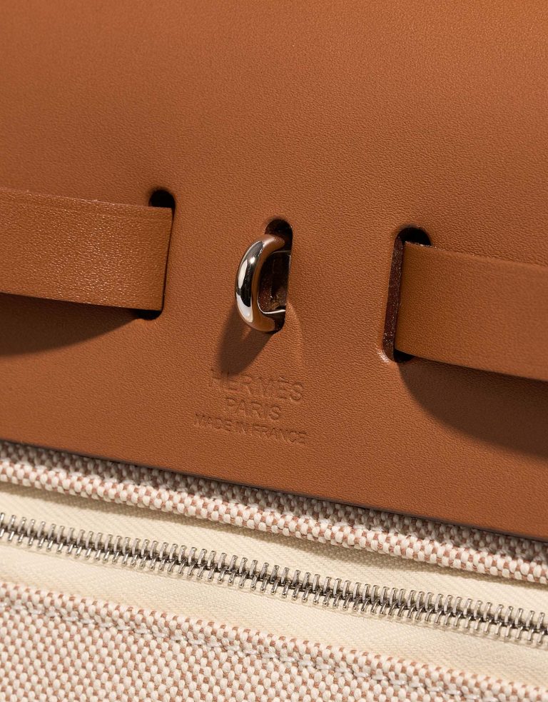 Hermès Herbag 31 fauve Logo  | Sell your designer bag on Saclab.com