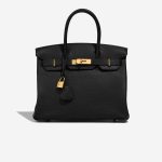 Hermès Birkin 30 Black Front  | Sell your designer bag on Saclab.com
